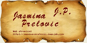 Jasmina Prelović vizit kartica